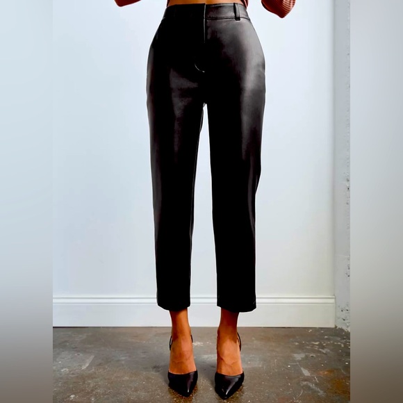 Aritzia Babaton Vegan Leather pants - Picture 1 of 6